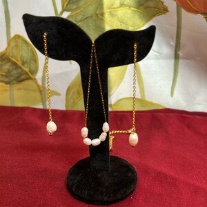 Ramala Pearl Necklace and Earrings